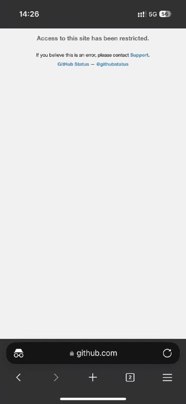Github 现已屏蔽来自中国大陆的未登录访问